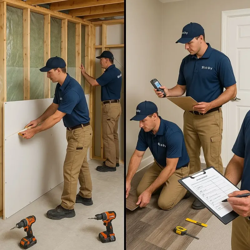 Repairs and Reconstruction process in Peru, IL